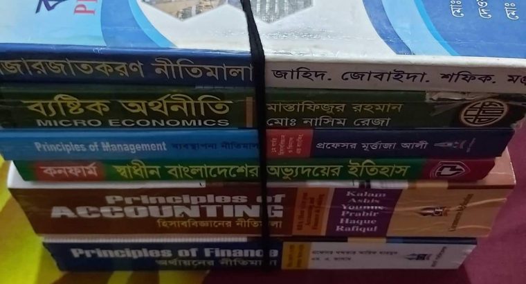 Accounting Dep. first year NU New Full Set Book.