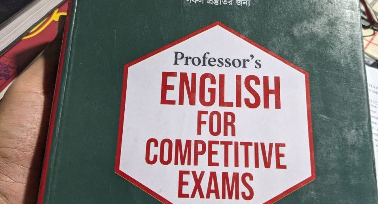 Professor English for competitve exam